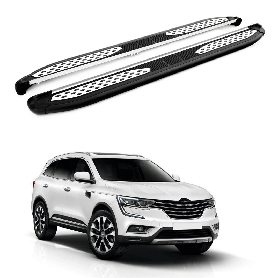 TURTLE Fits Renault Koleos 2017-2025 Side Step Plus Black - 1