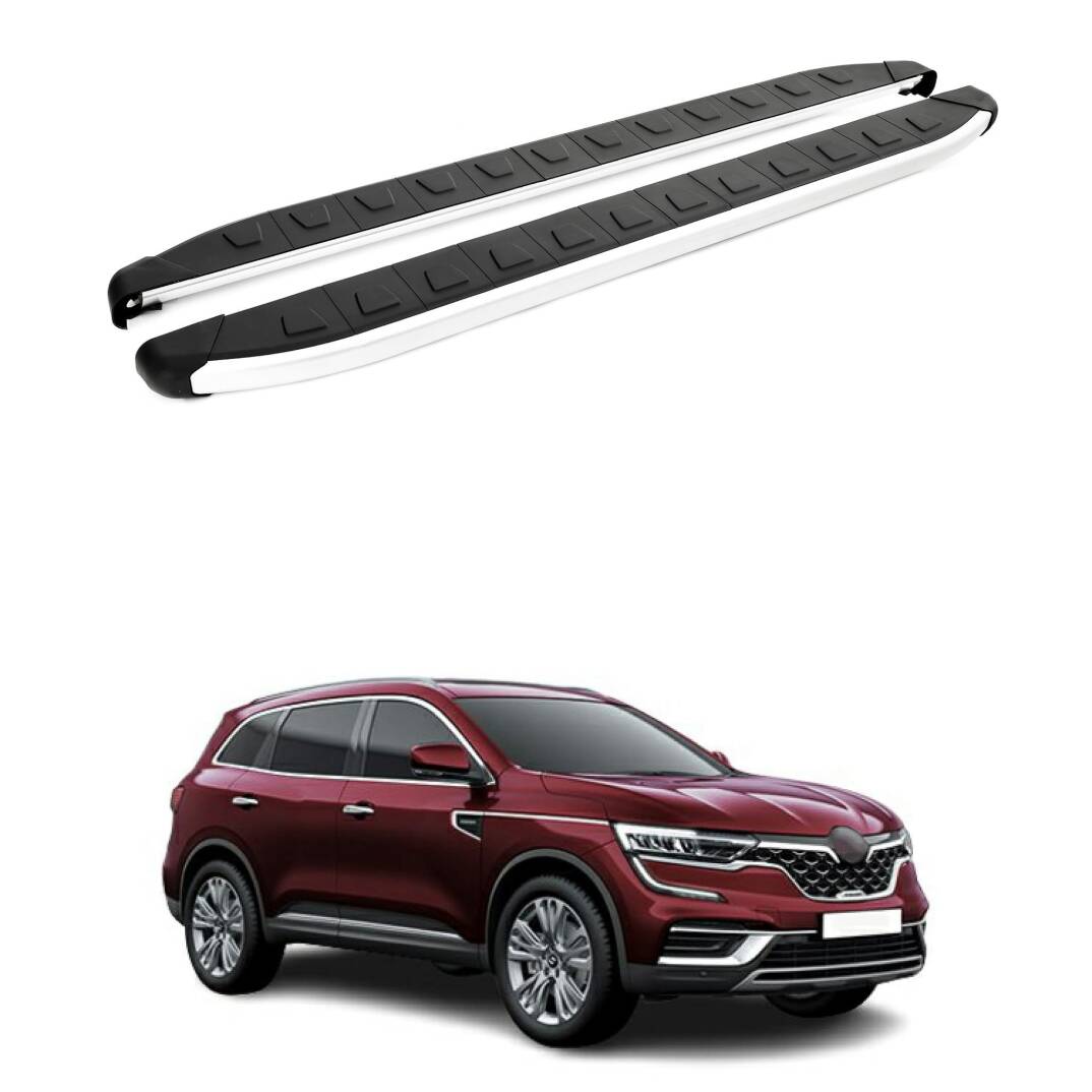 TURTLE Fits Renault Samsung Qm6 2017-2020 Side Step Alyans Silver - 1
