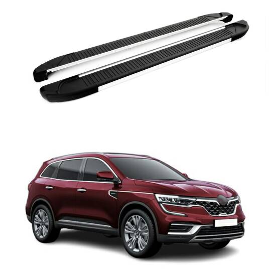 TURTLE Fits Renault Samsung Qm6 2017-2020 Side Step Another Silver