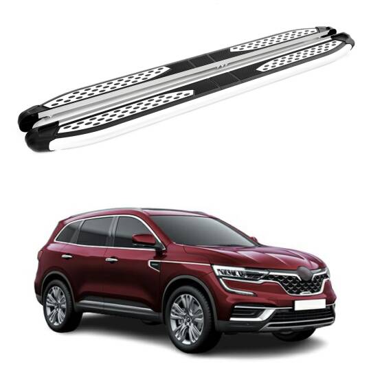 TURTLE Fits Renault Samsung Qm6 2017-2020 Side Step Plus Silver