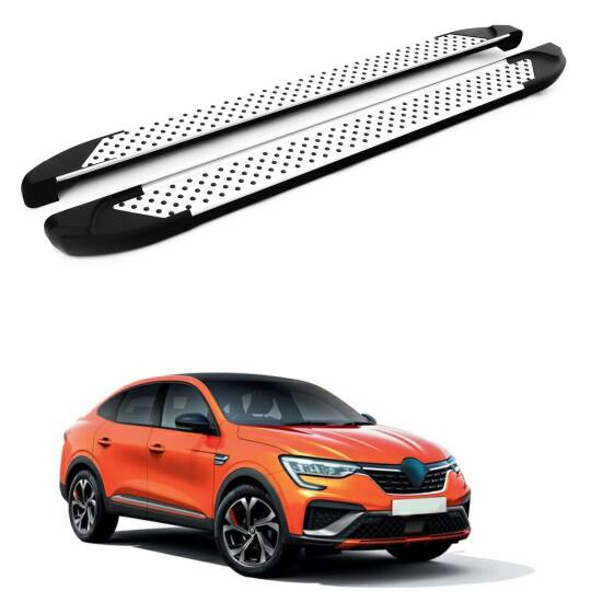 TURTLE Fits Renault Samsung Xm3 2020-2025 Side Step Sapphire V1 Silver