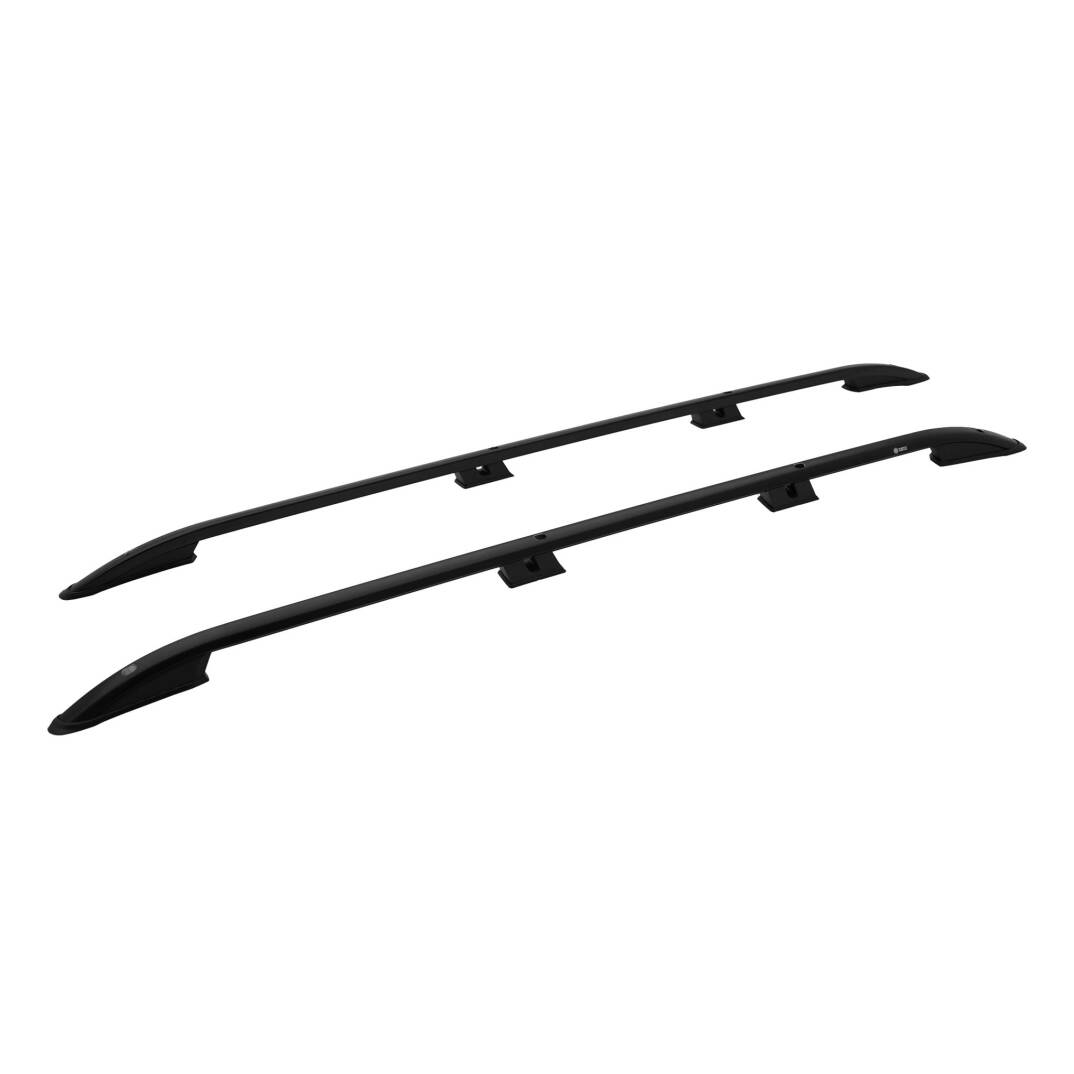 TURTLE Fits Renault Trafic (X82) 2014-2025 / Swb Roof Rail Crown Black - 1