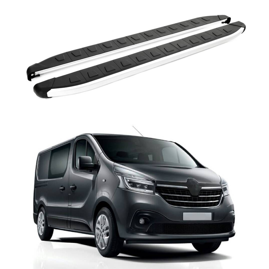 TURTLE Fits Renault Trafic (X82) 2014-2025 / Swb Side Step Alyans Silver - 1