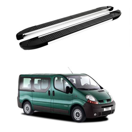 TURTLE Fits Renault Trafic (X83) 2001-2014 / Lwb Side Step Another Silver