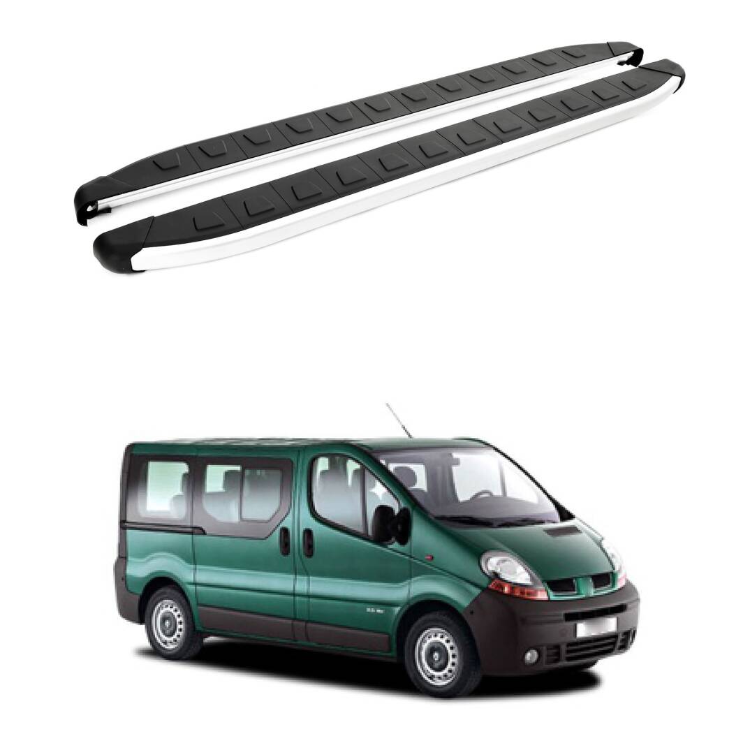 TURTLE Fits Renault Trafic (X83) 2001-2014 / Swb Side Step Alyans Silver - 1
