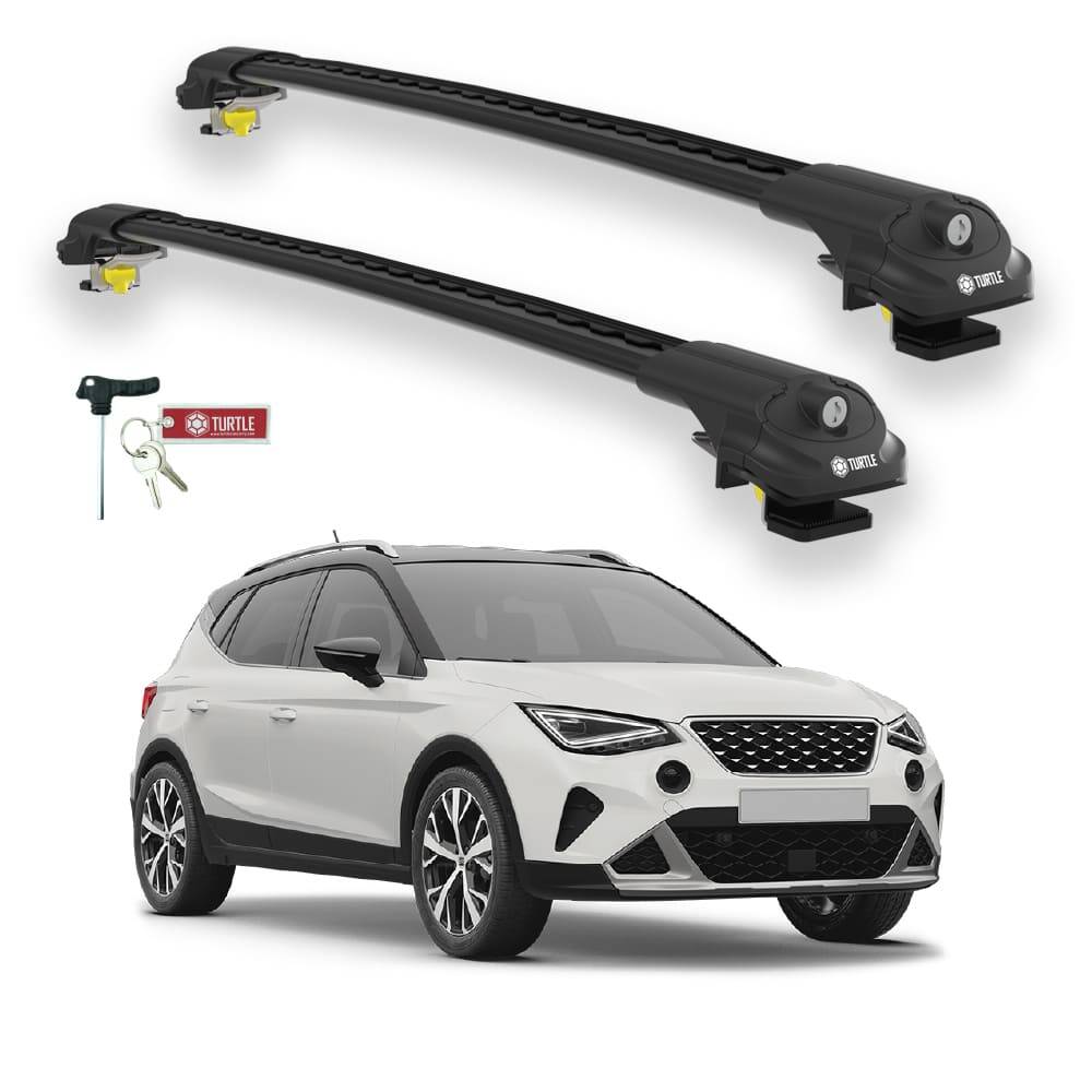 TURTLE Fits Seat Arona (Kj7) 2017-2025 Roof Rack Air1 Black - 1