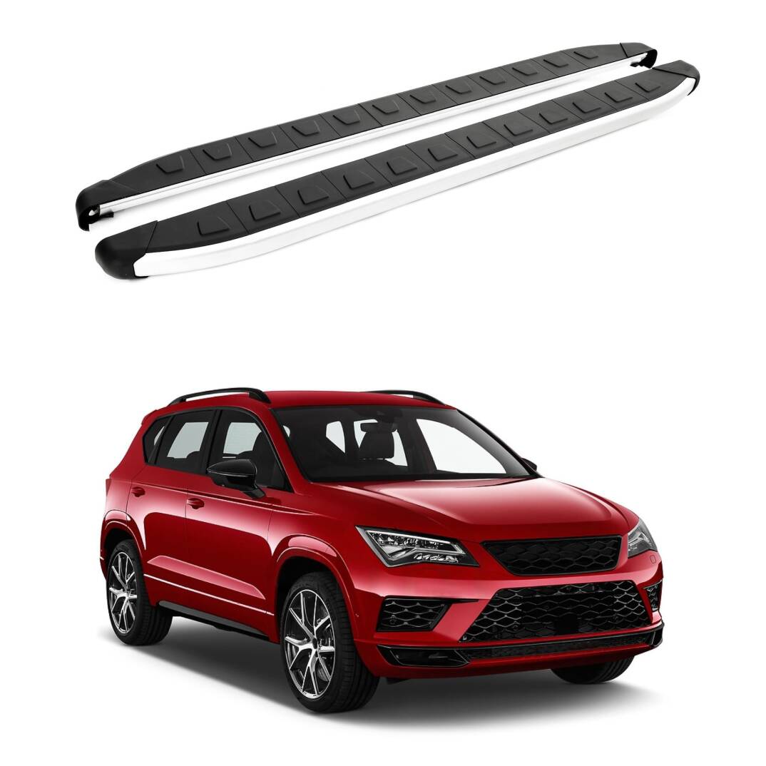 TURTLE Fits Seat Ateca 2016-2025 Side Step Alyans Silver - 1