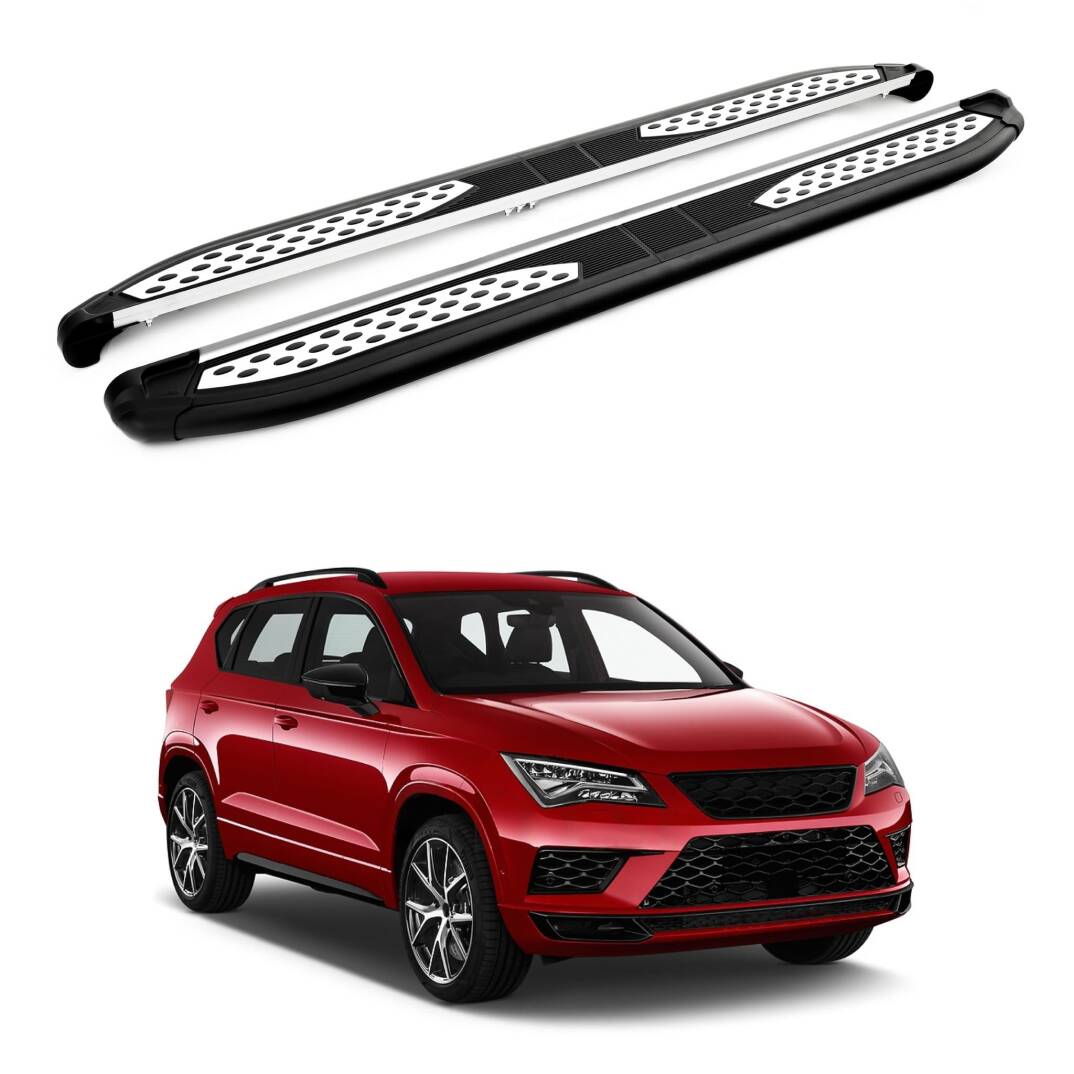 TURTLE Fits Seat Ateca 2016-2025 Side Step Plus Black - 1