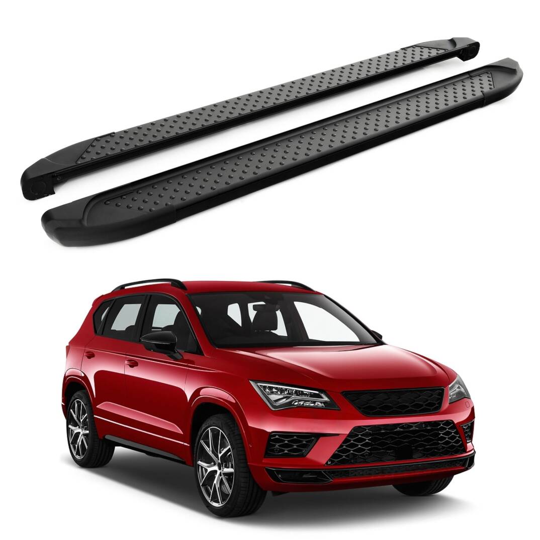 TURTLE Fits Seat Ateca 2016-2025 Side Step Sapphire V1 Black - 1