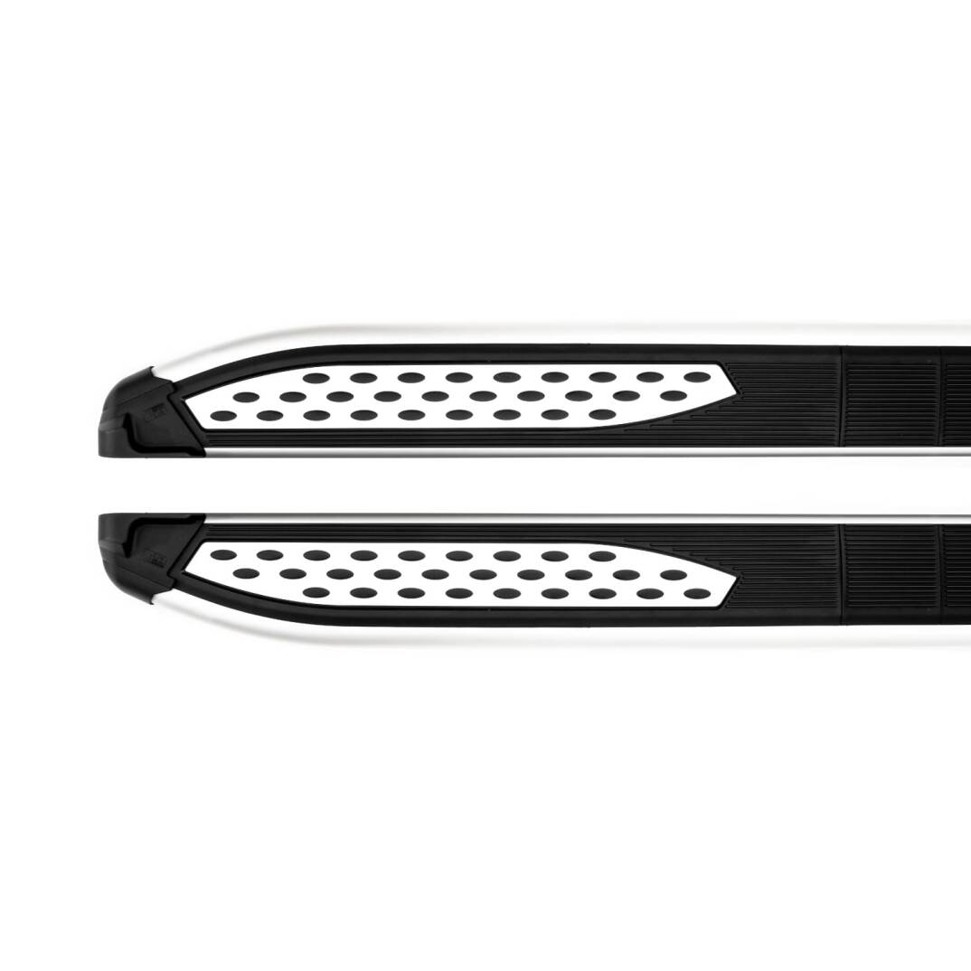 TURTLE Fits Ssangyong Rexton Sports (Q200) 2018-2025 Side Step Plus Silver - 4