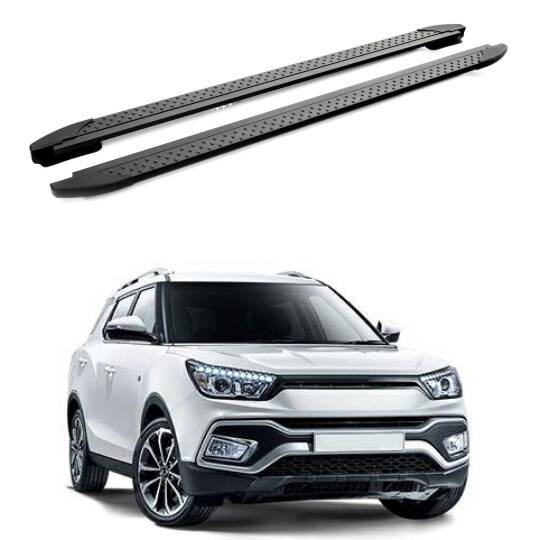 TURTLE Fits Ssangyong Tivoli Xlv 2016-2020 Side Step Era V2 Black