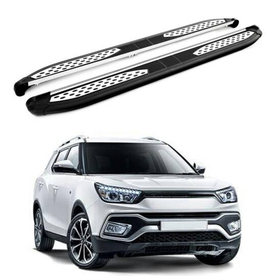 TURTLE Fits Ssangyong Tivoli Xlv 2016-2020 Side Step Plus Black