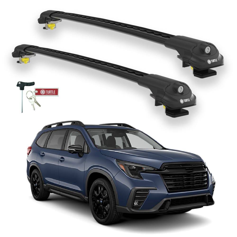 TURTLE Fits Subaru Ascent 2019-2025 Roof Rack Air1 Black - 1