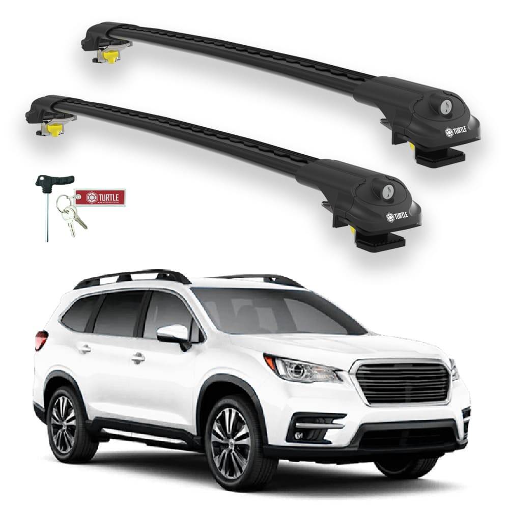 TURTLE Fits Subaru Evoltis 2020-2025 Roof Rack Air1 Black - 1