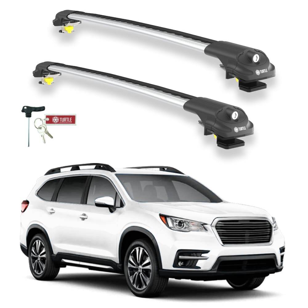 TURTLE Fits Subaru Evoltis 2020-2025 Roof Rack Air1 Silver - 1