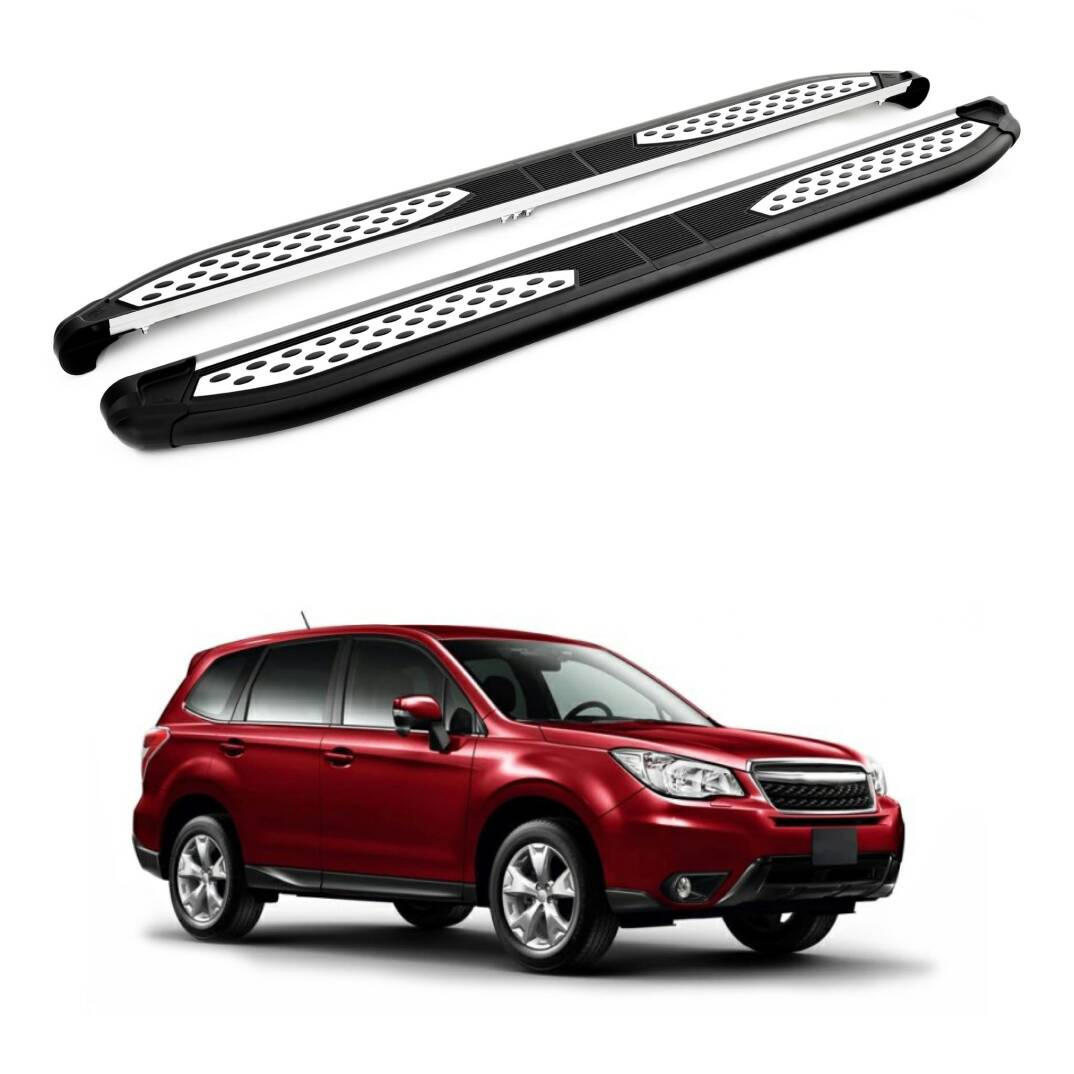 TURTLE Fits Subaru Forester (Sj) 2013-2018 Side Step Plus Black - 1