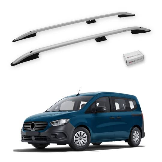 TURTLE Fits Suzuki Grand Vitara (Jt) 2005-2014 Roof Rail Crown Silver