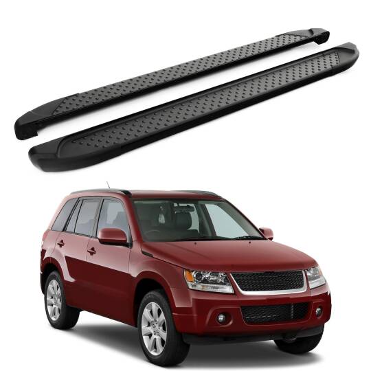TURTLE Fits Suzuki Grand Vitara (Jt) 2005-2014 Side Step Sapphire V1 Black