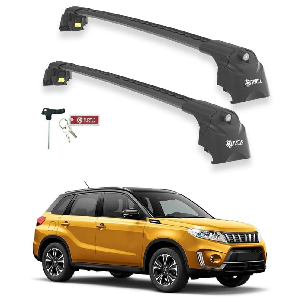 TURTLE Fits Suzuki Vitara (Ly) 2015-2025 Roof Rack Air2 Black - 1