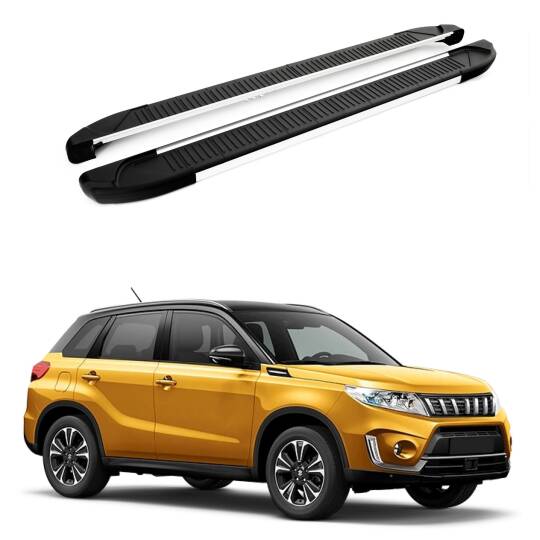 TURTLE Fits Suzuki Vitara (Ly) 2015-2025 Side Step Another Silver