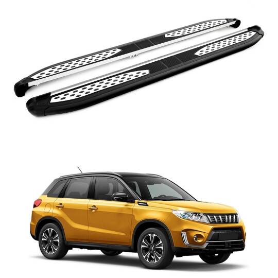 TURTLE Fits Suzuki Vitara (Ly) 2015-2025 Side Step Plus Black