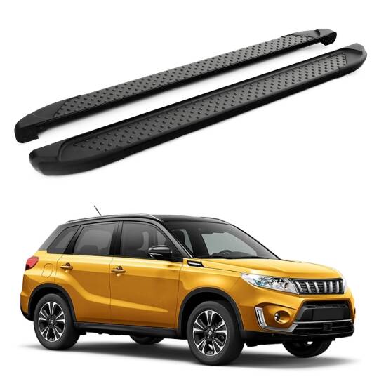 TURTLE Fits Suzuki Vitara (Ly) 2015-2025 Side Step Sapphire V1 Black