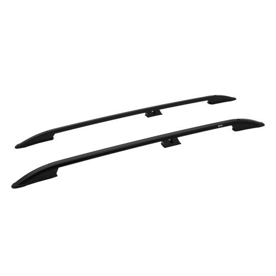 TURTLE Fits Toyota Land Cruiser Prado (J120) 2002-2009 Roof Rail Crown Black