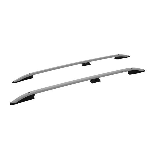 TURTLE Fits Toyota Land Cruiser Prado (J120) 2002-2009 Roof Rail Crown Silver