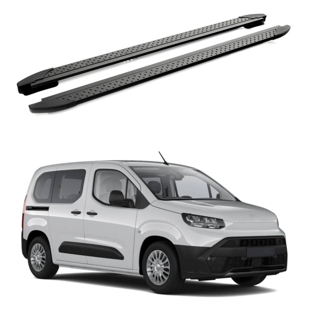 TURTLE Fits Toyota Proace City 2019-2025 / Lwb Side Step Era V2 Black - 1