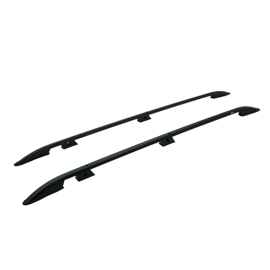 TURTLE Fits Toyota Proace (Mk3) 2017-2025 / Mwb Roof Rail Crown Black - 1