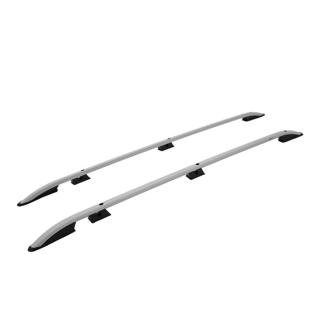 TURTLE Fits Toyota Proace (Mk3) 2017-2025 / Mwb Roof Rail Crown Silver - 1