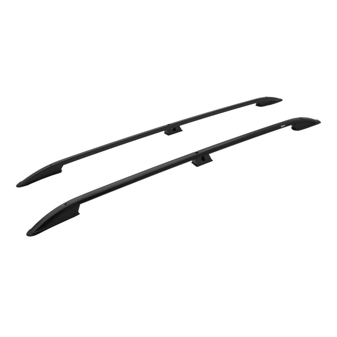 TURTLE Fits Vauxhall Combo D 2012-2018 / Lwb Roof Rail Crown Black - 1