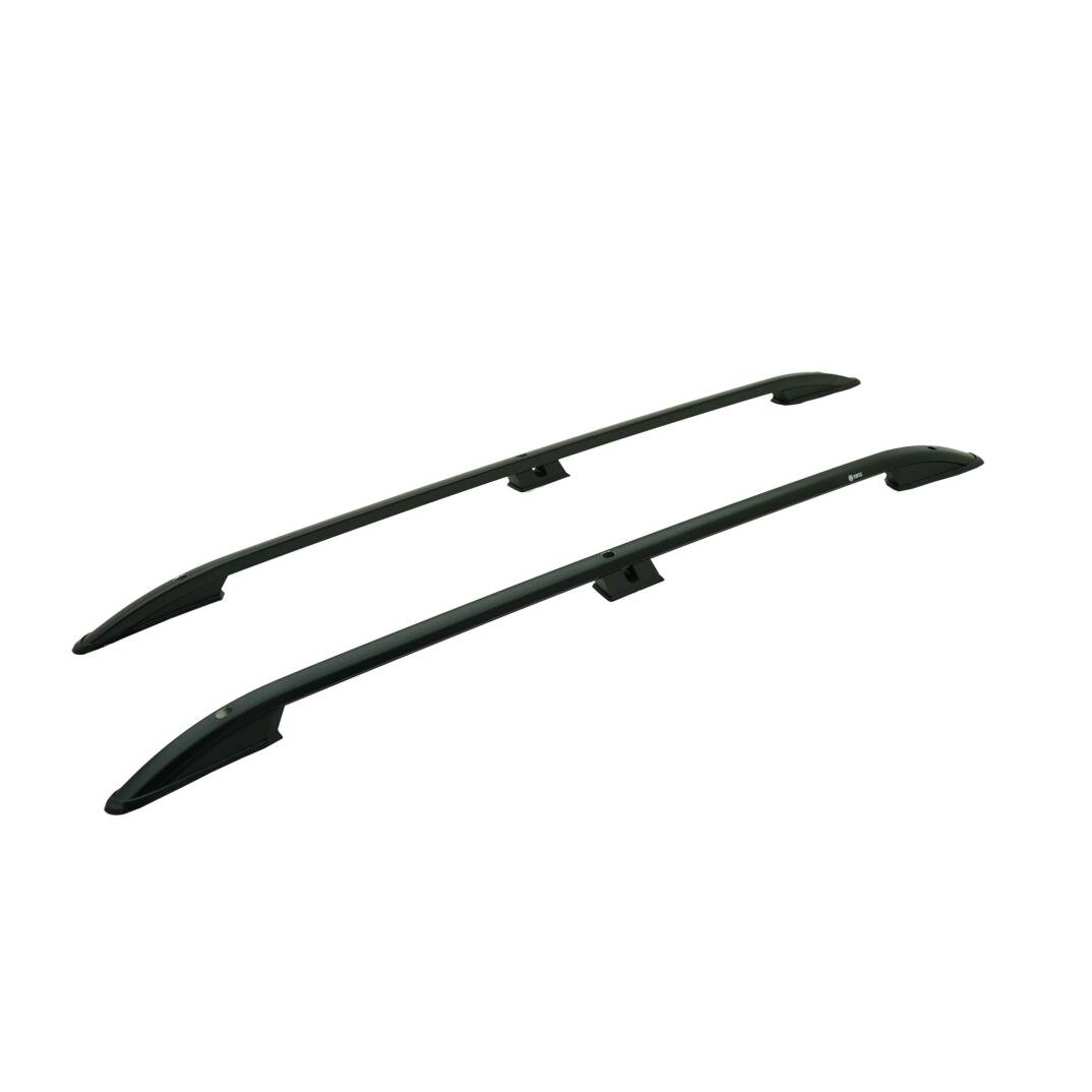 TURTLE Fits Vauxhall Combo Life 2019-2025 / Swb Roof Rail Crown Black - 1