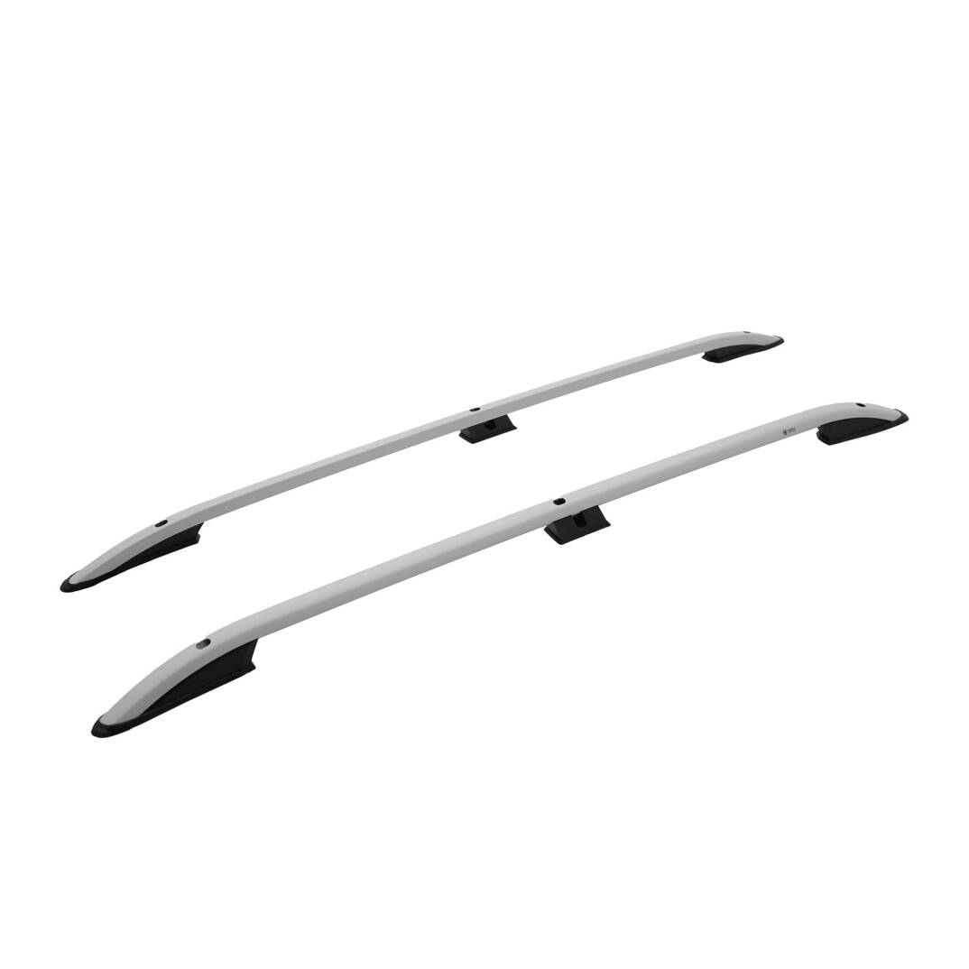TURTLE Fits Vauxhall Combo Life 2019-2025 / Swb Roof Rail Crown Silver - 1