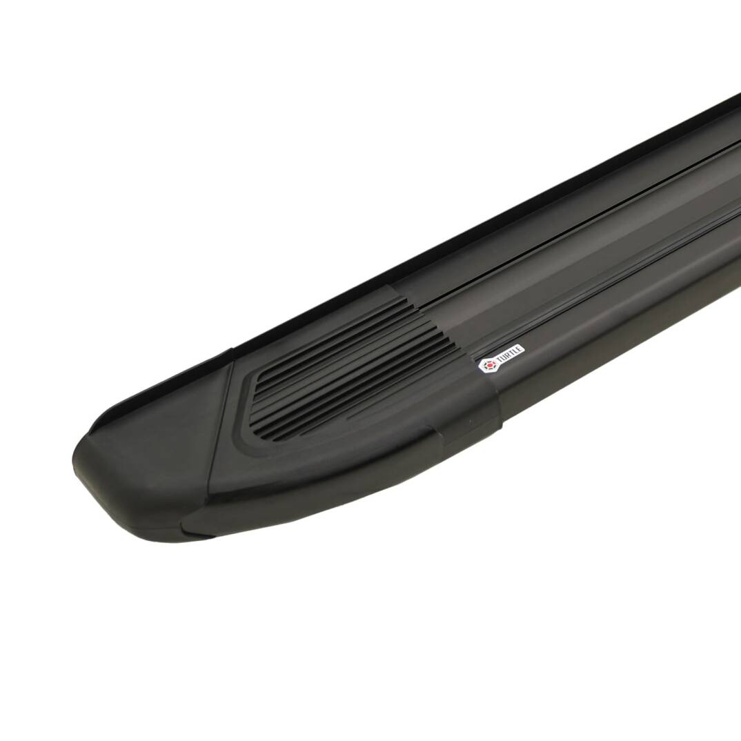 TURTLE Fits Vauxhall Movano 2021-2025 / Lwb Side Step Brillant Black - 2
