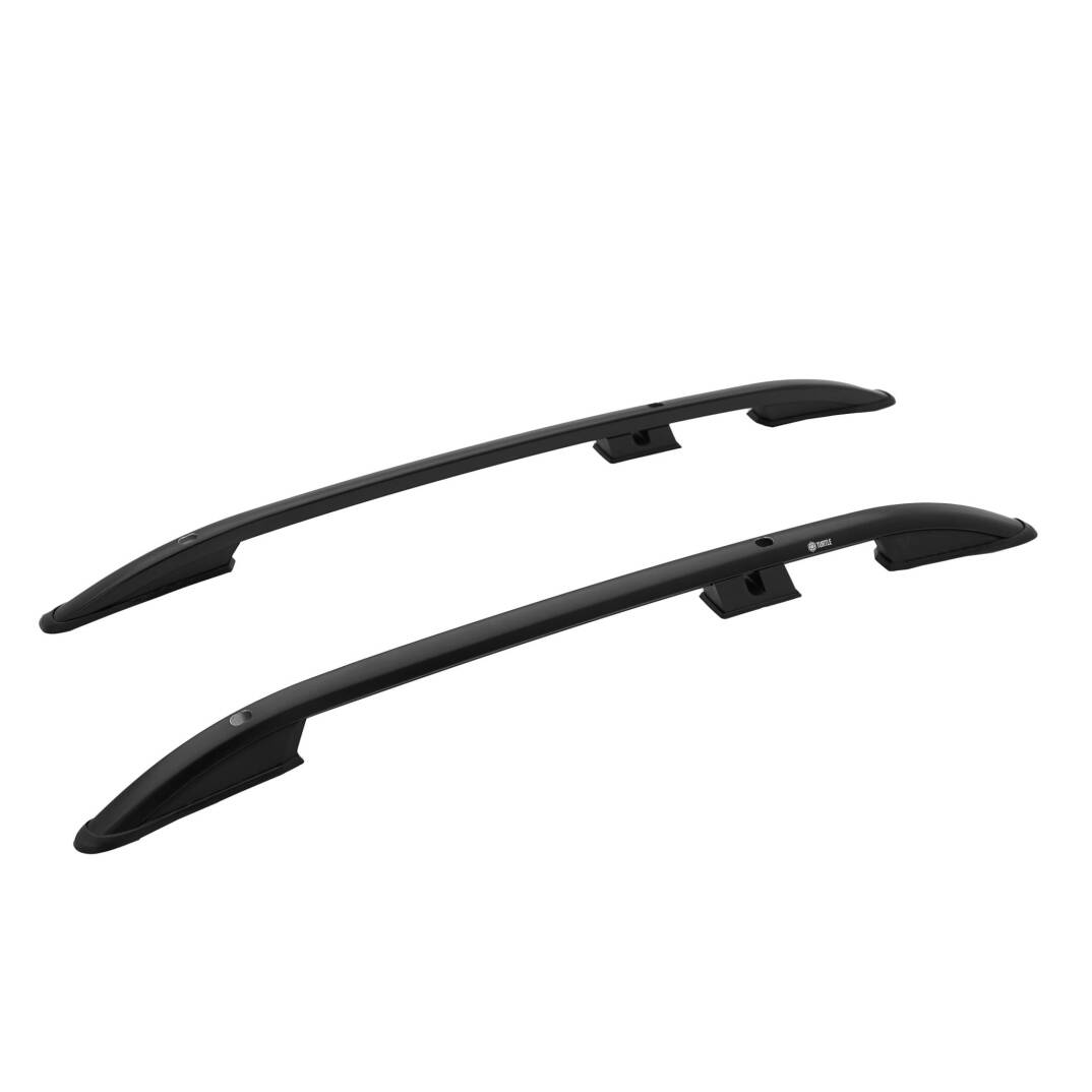TURTLE Fits Volkswagen Amarok 2010-2022 Roof Rail Crown Black - 1