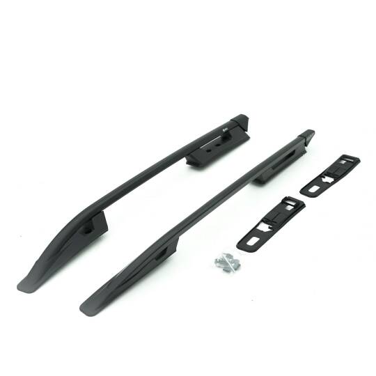 TURTLE Fits Volkswagen Amarok 2010-2022 Roof Rail Falcon Black - 2