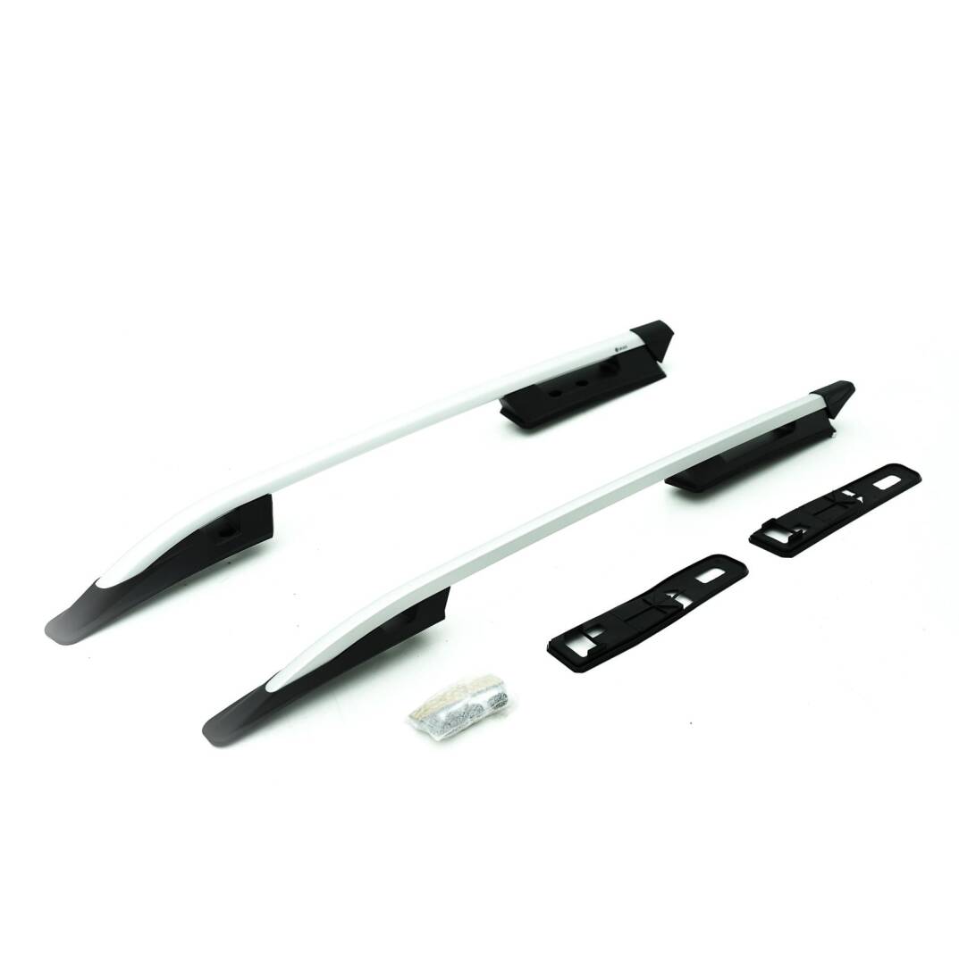 TURTLE Fits Volkswagen Amarok 2010-2022 Roof Rail Falcon Silver - 2