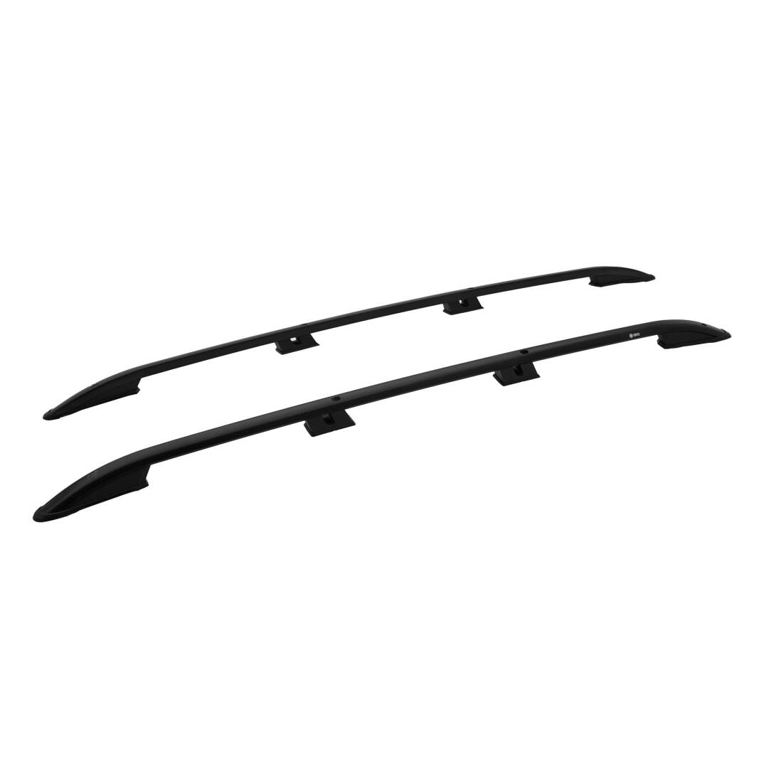 TURTLE Fits Volkswagen Caddy 2020-2025 / Lwb Roof Rail Crown Black - 1