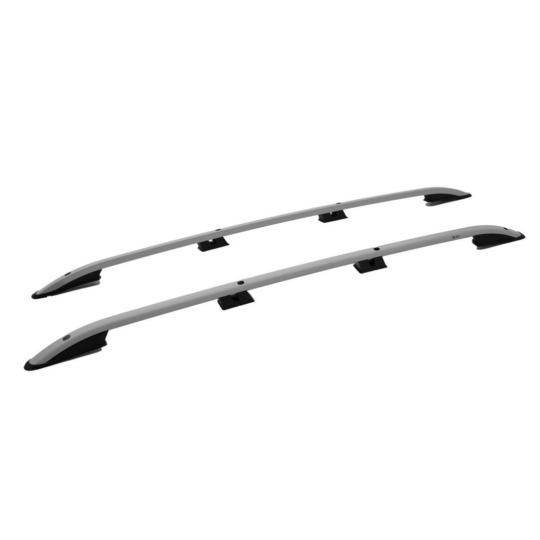 TURTLE Fits Volkswagen Caddy 2020-2025 / Lwb Roof Rail Crown Silver - 1