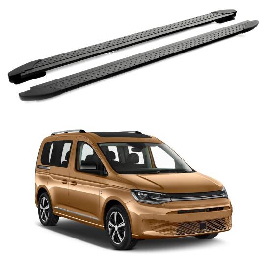 TURTLE Fits Volkswagen Caddy 2020-2025 / Swb Side Step Era V1 Black