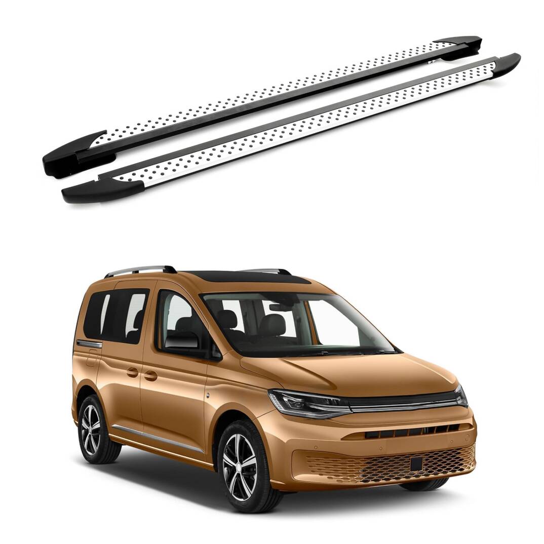 TURTLE Fits Volkswagen Caddy 2020-2025 / Swb Side Step Era V1 Silver - 1