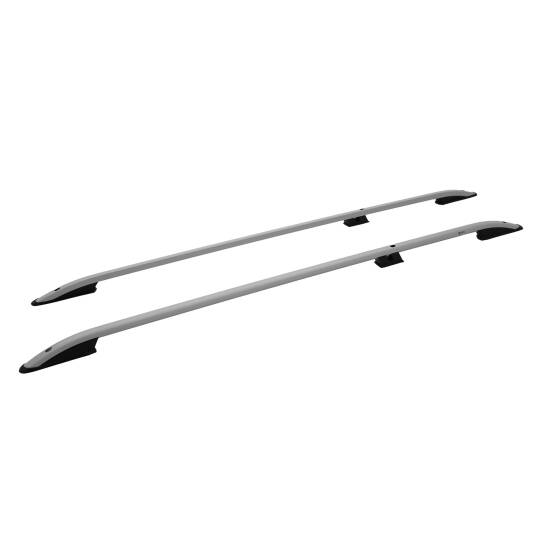 TURTLE Fits Volkswagen Caravelle (T5) 2003-2015 / Swb Roof Rail Crown Silver