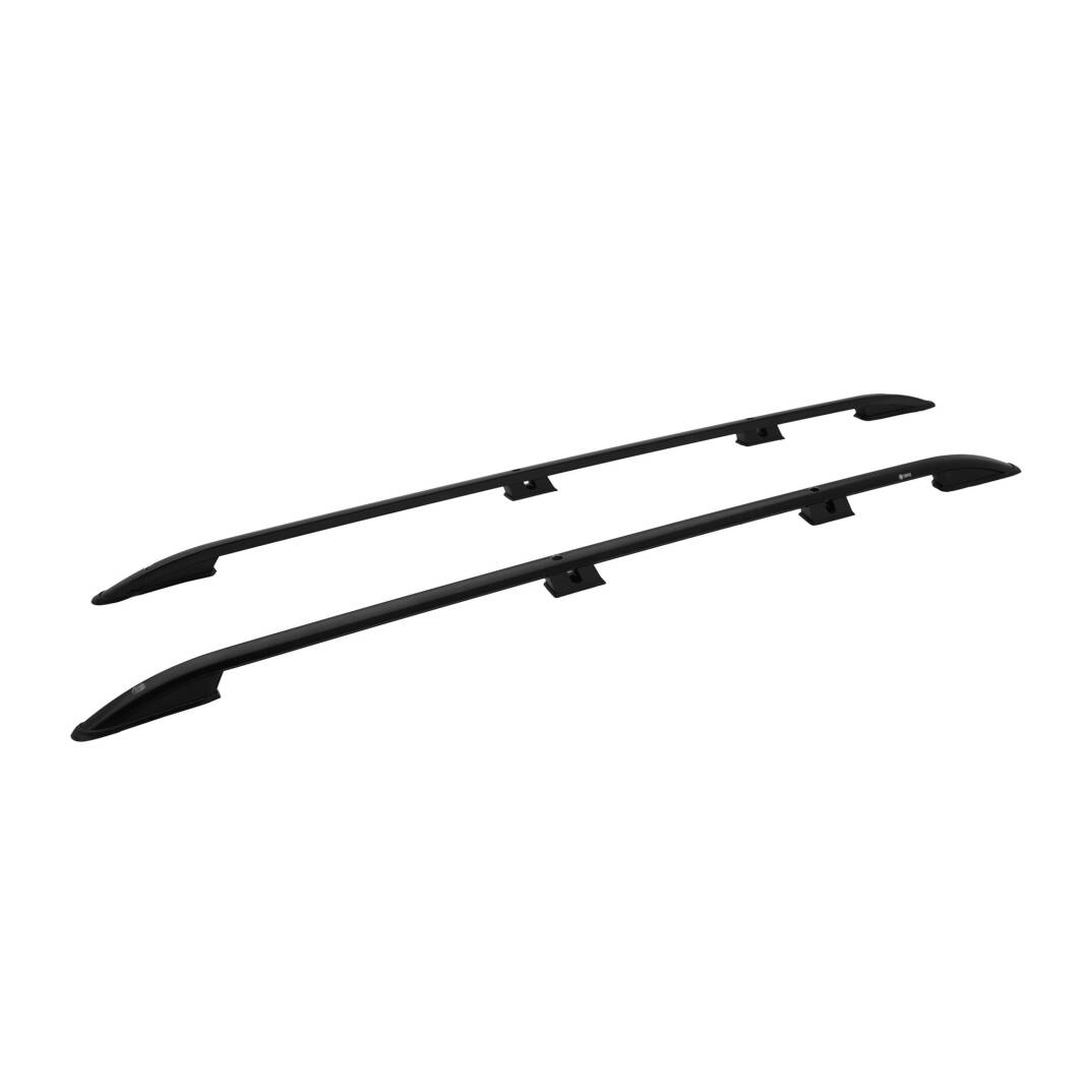 TURTLE Fits Volkswagen Multivan (T7) 2022-2025 / Lwb Roof Rail Crown Black - 1