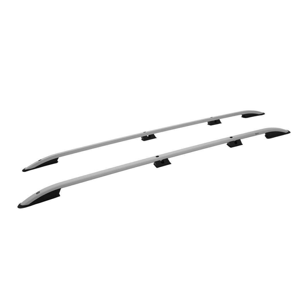 TURTLE Fits Volkswagen Multivan (T7) 2022-2025 / Swb Roof Rail Crown Silver - 1