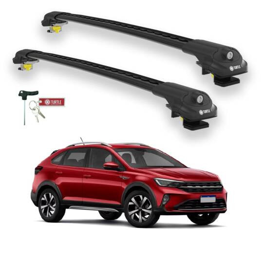TURTLE Fits Volkswagen Nivus 2021-2025 Roof Rack Air1 Black