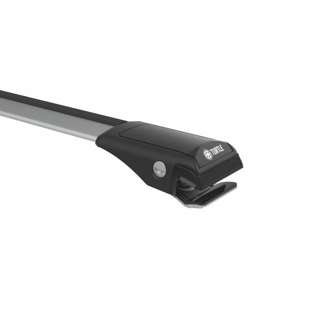 TURTLE Fits Volkswagen Nivus 2021-2025 Roof Rack Shark Silver - 2