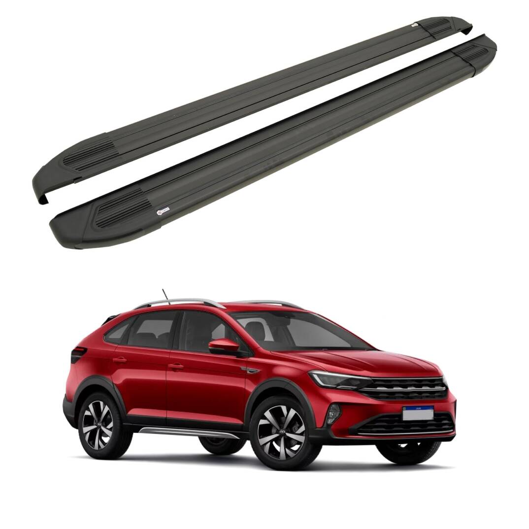 TURTLE Fits Volkswagen Nivus 2021-2025 Side Step Brillant Black - 1