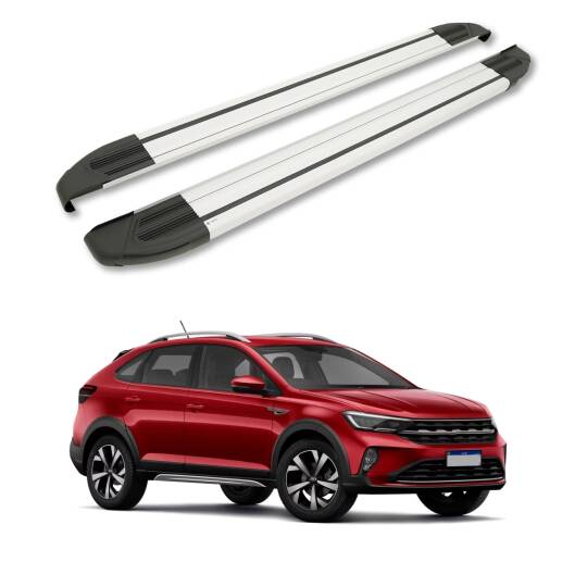 TURTLE Fits Volkswagen Nivus 2021-2025 Side Step Brillant Silver