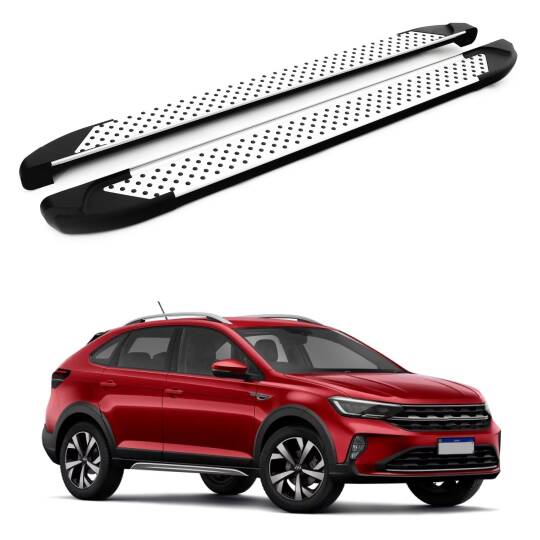 TURTLE Fits Volkswagen Nivus 2021-2025 Side Step Sapphire V1 Silver